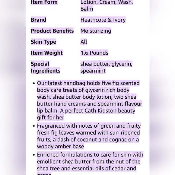 Cath Kidston Body Wash Set - Pink, White, and Green - Picture 9 of 16